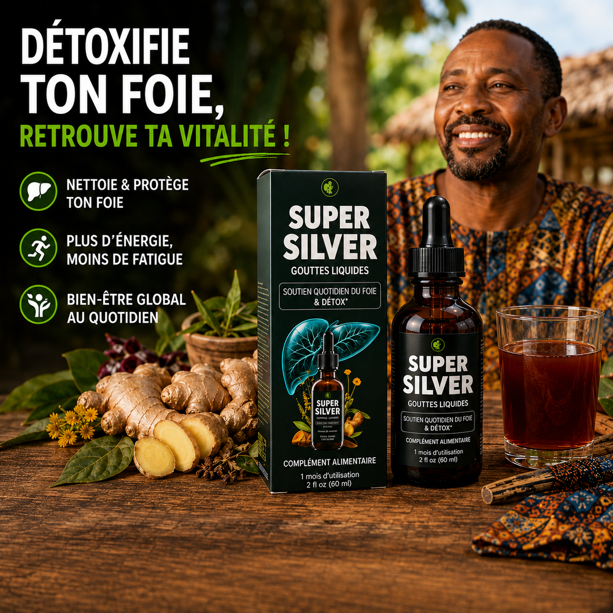 SUPER LIVER – Gouttes liquides pour accompagner votre routine bien-être