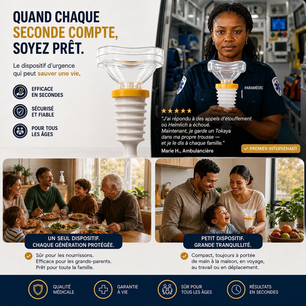 Dispositif Anti-Étouffement – Agissez rapidement lorsque chaque seconde compte