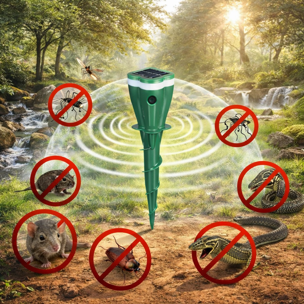 Solar Animal Repeller – Protégez votre maison naturellement, sans effort