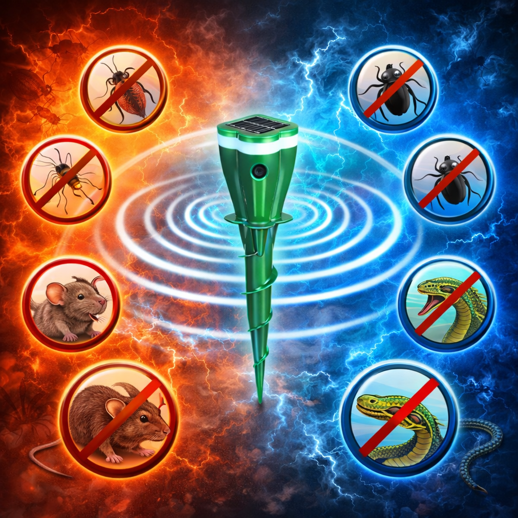 Solar Animal Repeller – Protégez votre maison naturellement, sans effort