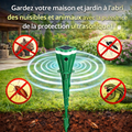 Solar Animal Repeller – Protégez votre maison naturellement, sans effort | CI