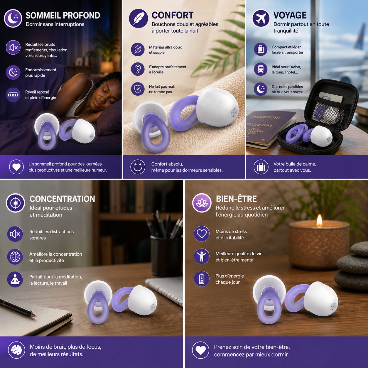SLEEP MOOD – Les bouchons d’oreilles qui transforment vos nuits