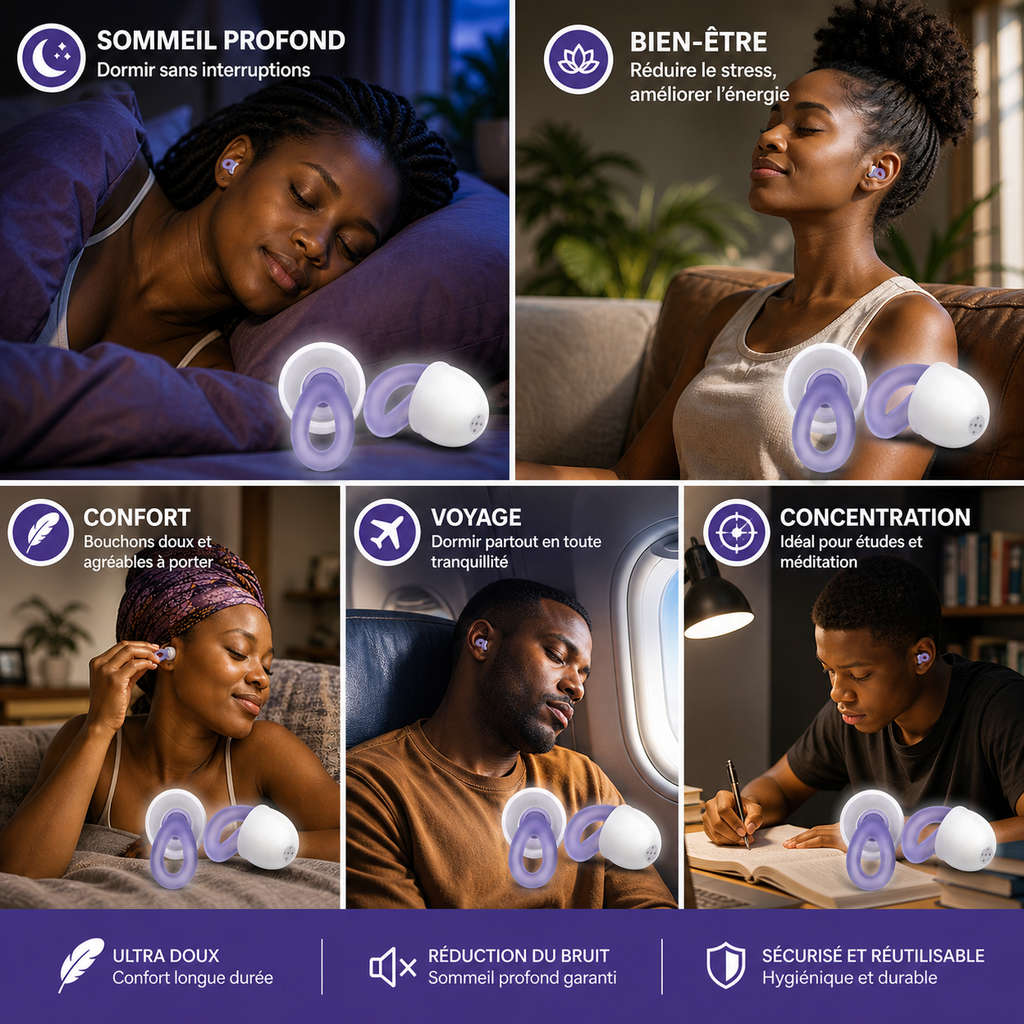SLEEP MOOD – Les bouchons d’oreilles qui transforment vos nuits