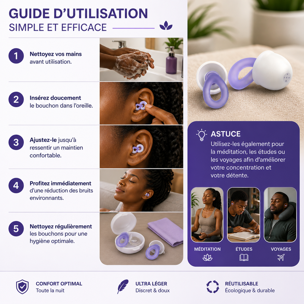 SLEEP MOOD – Les bouchons d’oreilles qui transforment vos nuits