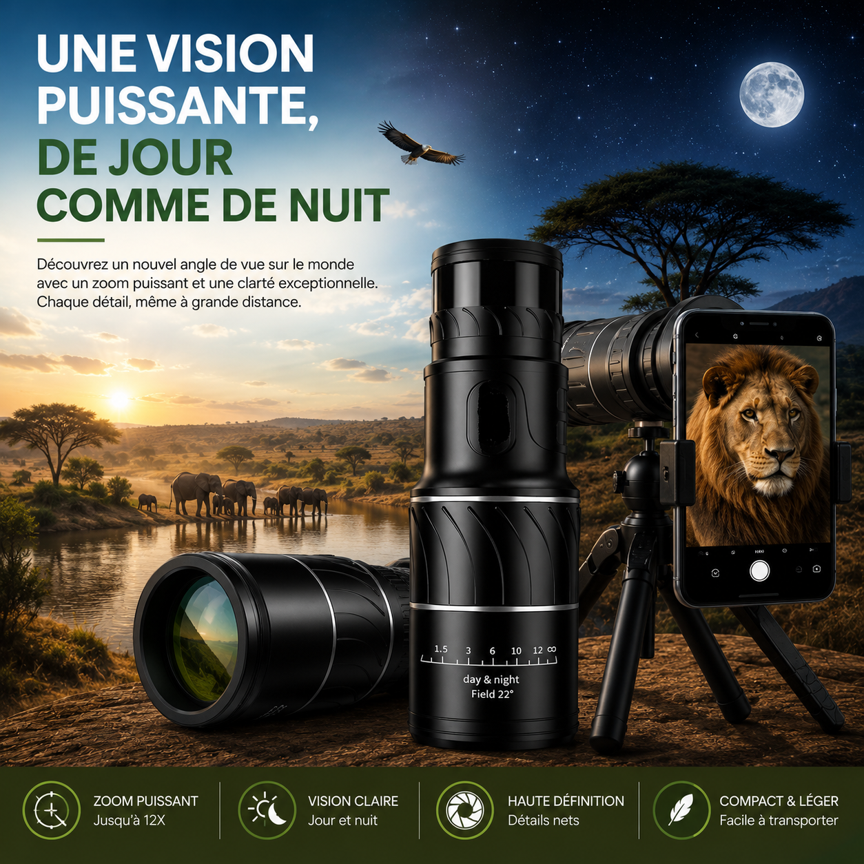 Télescope Numérique – Capturez le monde comme jamais auparavant