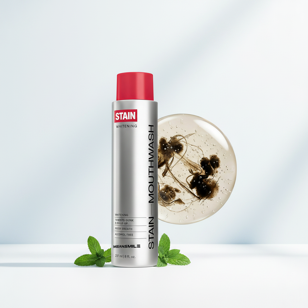 STAIN™ – Bain de Bouche Antibactérien pour une Haleine Fraîche et un Sourire Éclatant