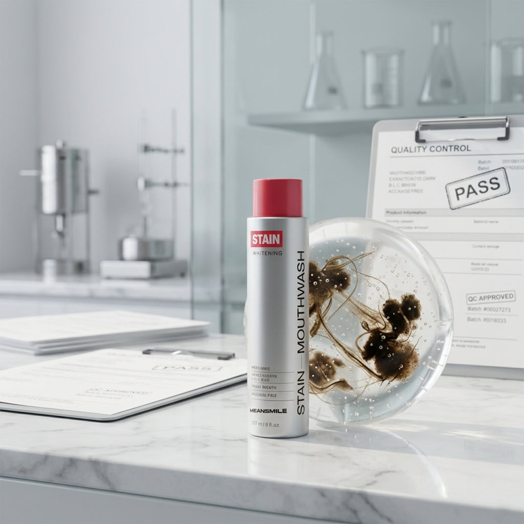 STAIN™ – Bain de Bouche Antibactérien pour une Haleine Fraîche et un Sourire Éclatant